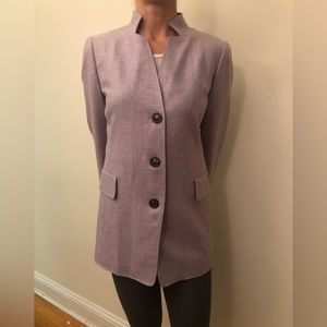Akris 100% cashmere blazer, vintage, lavender, US10